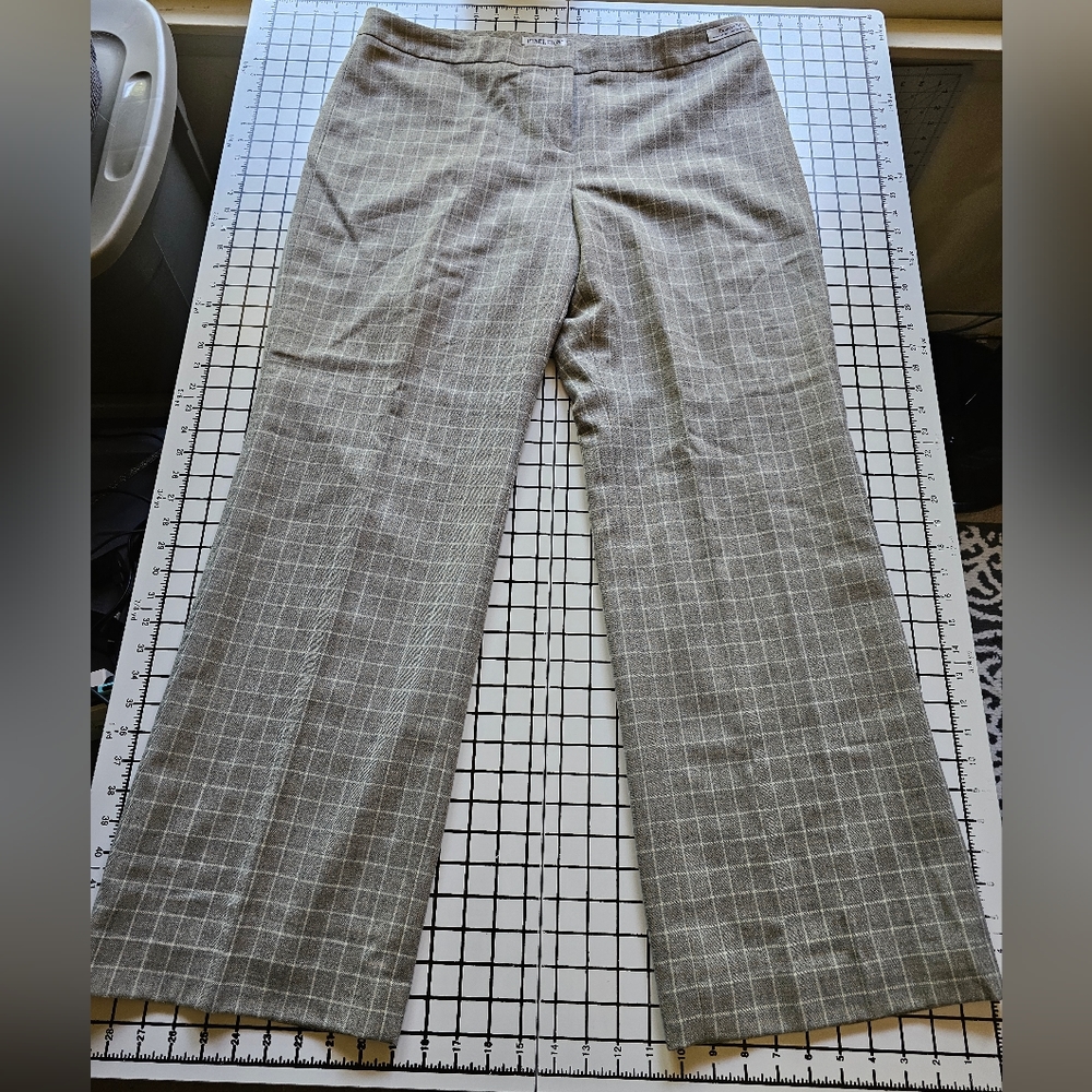 Pendleton gray wool straight leg trousers